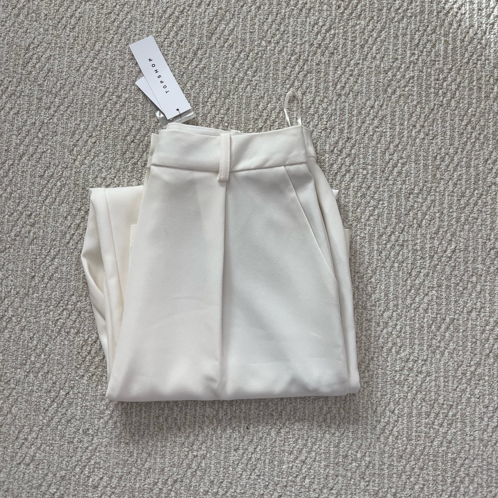 Topshop Cream Trousers